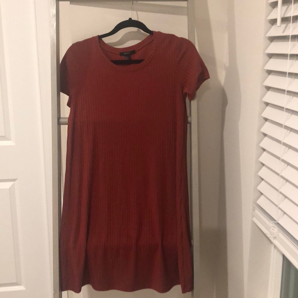 Forever 21 burnt orange tshirt dress